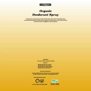 NAYZSKIN Deodorant Spray Organik-Fresh Vanilla Anti Bau Badan