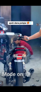 knalpot fiz r force 1 standar racing perut hitam suara super garing