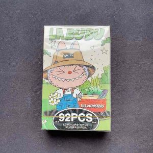 การ์ดอนิเมะ LABUBU สติ๊กเกอร์การ์ตูน LOMO CARD 92PCS Cartoon Stickers