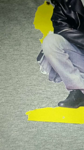 kaos t shirt kpop bts kim taehyung V thv pop up fanmade