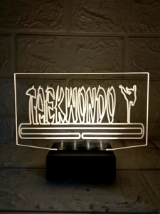 Lampu Hias Meja Gaya Korea: Dekorasi Taekwondo & Ruang Tamu