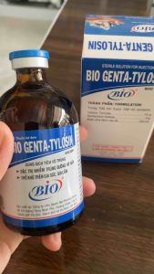 BIO GENTA TYLOSIN (100ml) hen khẹc tiêu chảy gà đá chím cảnh chó mèo gia súc