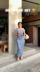 SELYN ONE SET WANITA/ ATASAN ROK REMAJA/ OUTFIT SETELAN BY SUNNYCO