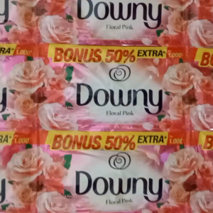 48 SASET DOWNY 1000 FLORAL PINK (PELEMBUT & PEWANGI PAKAIAN)