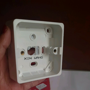 Stop Kontak AC Komplit Tanpa Steker 13A - 250V Body Tebal + Lampu Indikator