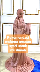 Mukena Terusan Long Taqwa Menutup Dagu Silk Polos Premium Size Jumbo Telekung Travel Panjang Cocok Untuk Orang Tua Dewasa
