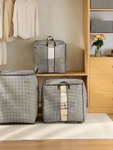 Tempat Penyimpanan Pakaian Selimut Baju Laundry Model Resleting / Keranjang Baju Pakaian