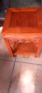 đôn gỗ hương cao 50cmx35cm