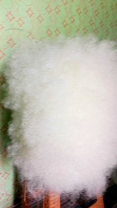 Wig Kuda Kepang Warna Putih Sudah Sasak Super Jumbo