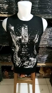 Kaos Singlet Pria Dewasa & Desain Gitar Klasik oleh Visell Collection