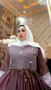 Gamis Hindi Jodha bordir fre tali terbaru betseller