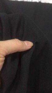 Vải Linen màu  đen dày vừa form đứng chất hơi đơ(khổ 1m5)may đầm váyquần áo kiểu Set Comple thời trang