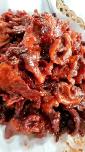 หมูเค็ม แพ็คแบบถุงสูญญากาศ