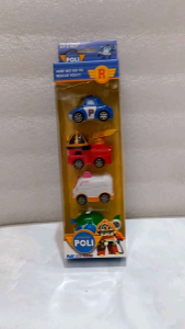 Mainan Mobil Mobilan Robocar Poli Set isi 4 pcs no 9B