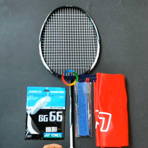 RAKET BADMINTON LINING TECTONIC 9 NEW 30 LBS BONUS TAS DAN GRIP