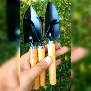 SET 3 IN 1 SEKOP GARPU CANGKUL MINI/ALAT BERKEBUN/GARDEN TOOLS