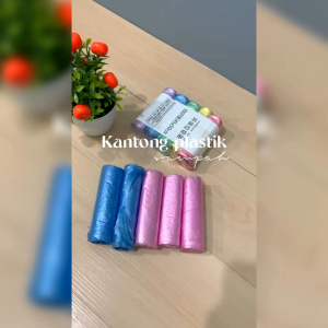 100 PCS PLASTIK SAMPAH SERBAGUNA UKURAN 45 X 50
