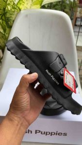SANDAL PRIA HUSH PUPPIES SANDAL DENGAN TALI PENGENCANG YG BISA DIATUR KELEBARANNYA BAHAN KARET EVA FYLON RINGAN EMPUK ANTI AIR