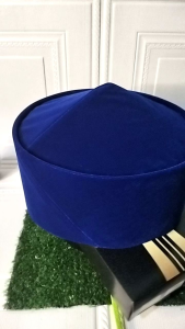 Songkok Peci Sufi Turki Kerucut Polos Warna Biru