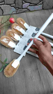 Chổi Cọ Toilet Nhật Bản Xơ Dừa Đầu Cong