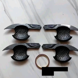Cover Outer Mangkok Pintu Carbon Mobil Suzuki Ertiga 2011 2017 Karbon Glosy