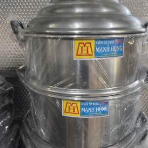 Nồi nhôm hấp xôi hấp thức ăn Size 20cm 24cm 26cm 28cm 30cm 34cm