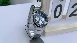 ĐỒNG HỒ NAM CHÍNH HÃNG BULOVA 98A154 Quartz Chronograph Black Dial Benzel Silver Stainless Steel For Men