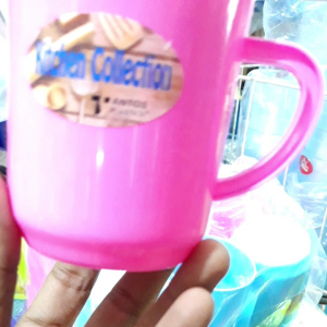 Gelas Kopi Gagang Plastik TANTOS Tahan Panas & Dingin Per 3pcs