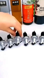 Kepala tutup botol penuang minyak kecap cuka tutup sumbat botol