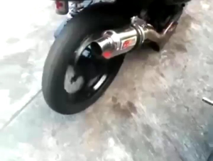 Knalpot Custom Oval 20cm Scopy Beat Vario PCX Lexi Mio M3 Mio J Mio SRORTY DLL