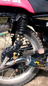 knalpot RX king kolong cobra half blue crum