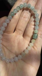 Natural Genuine | Loveau Jewel | • Type A Multi-Color Burmese Jadeite Bracelet  • 6mm+-