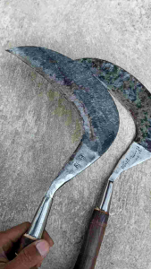 Arit Rumput Pengaritan Super Tajam Sabit Baja Asli Pande: Alat Kebun Pertanian