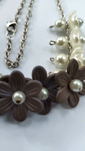 Hijabnur1 - Kalung Hijab Kelopak Bunga & Kalung Wanita Handmade