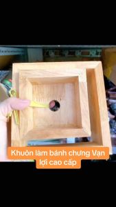 Khuôn làm bánh chưng Vạn Lợi - Bộ 2 khuôn gỗ làm bánh chưng tiện lợi - gia dụng Nari