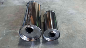 Tabung Standar Knalpot Depan Belakang Mobil Jimny KatanasieraErtigasedan TimorHilux Bahan Stainles Antikarat