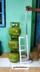 Troli Gas 3 Kg Besi Tanoa: Mudah Diangkat & Serbaguna