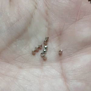 เม็ดบีบ สต๊อปเปอร์ ( 3 กรัม) ตัวปิดปม ตัวเก็บงาน เก็บงาน ปิดปม ปิดปมลูกปัด