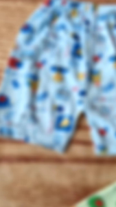 3 pcs celana pendek bayi frint motif jungle ukuran S M L XL