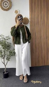 Cardigan Knit Hornet Korea Premium / Cardi Crop Korean Style Puffy