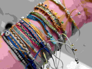 DaVee | Bohemian vintage national wind pure hand-woven beaded bracelet