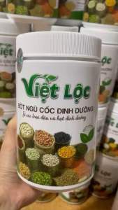 [2 hộp] Ngũ cốc Việt Lộc- hỗ trợ lợi sữa thơm mịn dễ uống cho mẹ sau sinh 450g x2