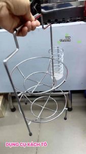 Xách tô inox / dụng cụ xách 2 tô inox