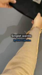 3pcs - 6pcs Singlet Wanita Polos - Tanktop Perempuan