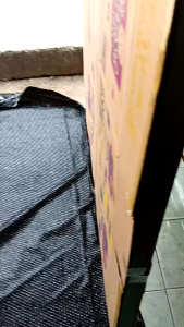 karambol ukuran 90x90 cm biji sama kristal nya langsung