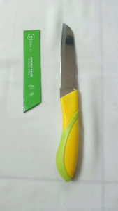 pisau dapur serbaguna pisau buah bahan stainless steel tajam gagang plastik merk qian li