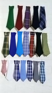 neckties kids with accessories/2 pcs/ available in 3 variants of sizes 6-9-12 inches long /GARTERIZED tali /katrina fabric send you on hand color for clarification
