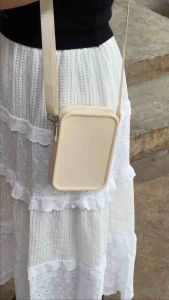 Noonday Errands Bag (Vertical) | Premium Silicone Personalized Crossbody Messenger Sling Travel Organizer Noonday