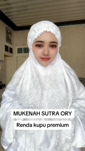 MUKENA SUTRA ORY RENDA KUPU CANTIK/HARGA BERSAHABAT