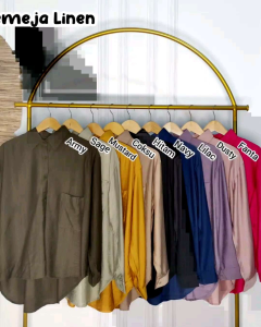 KEMEJA LINEN PREMIUM/ KEMEJA WANITA / KEMEJA KASUAL / ATASAN WANITA MURAH / ATASAN WANITA FORMAL / KEMEJA TERBARU / BAJU SANTAI / BAJU KANTOR / BAJU UNTUK ACARA RESMI / ATASAN WANITA POLOS / KEMEJA KEREN / KEMEJA COKSU/ PAKAIAN WANITA FORMAL/ KEMEJA MURCE